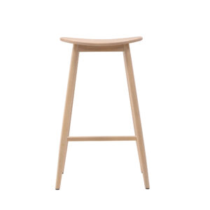 Orust – Chaise de bar – Blanchi – 36 x 77 x 43 cm