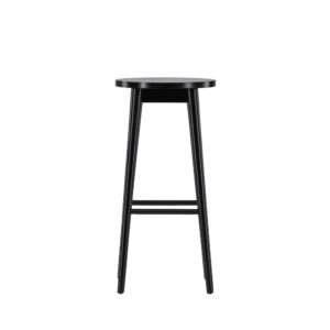 Mollösand – Chaise de bar – Noir – 36 x 75 x 36 cm