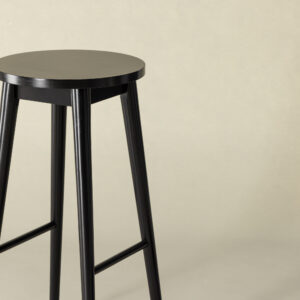 Mollösand – Chaise de bar – Noir – 36 x 75 x 36 cm