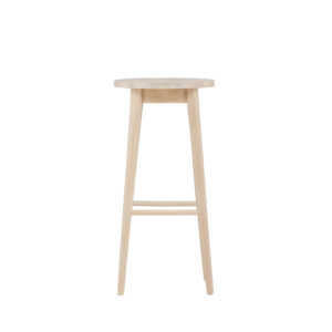 Mollösand – Chaise de bar – Blanchi – 36 x 75 x 36 cm