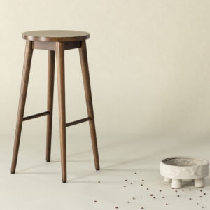 Mollösand – Chaise de bar – Moka – 36 x 75 x 36 cm
