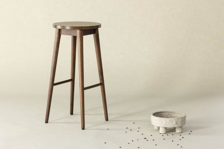 Mollösand – Chaise de bar – Moka – 36 x 75 x 36 cm
