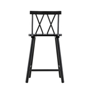 Mollöström – Chaise de bar – Noir – 44 x 90 x 43 cm