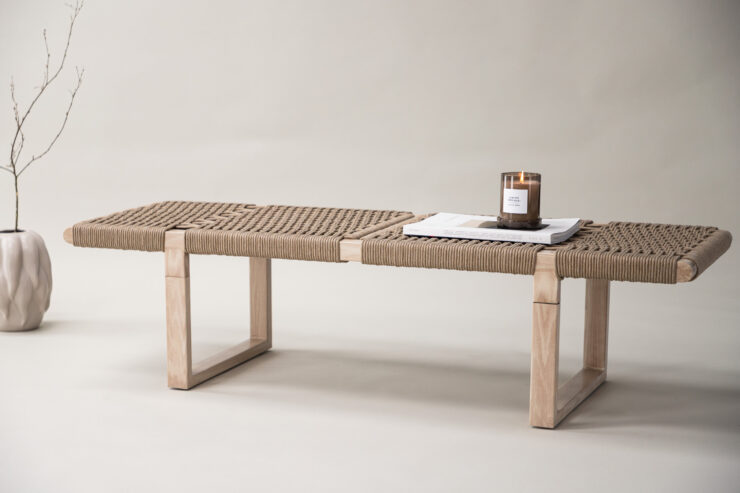 Ängön – Banc – Naturel – 46 x 36 x 140 cm
