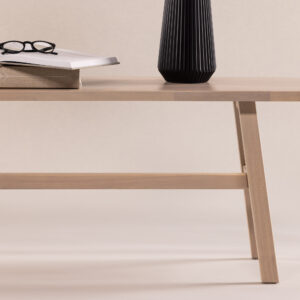 Hälsö – Banc – Blanchi, Blanc cassé – 35 x 45 x 140 cm