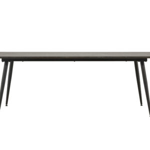 Keholmen – Table à manger rectangulaire – Noir, Marron – 220 x 100 cm