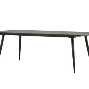Keholmen – Table à manger rectangulaire – Noir, Marron – 220 x 100 cm