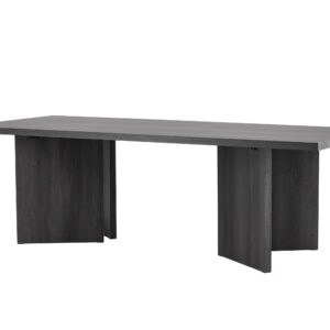 Bassholmen – Table à manger rectangulaire – Noir – 240 x 100 cm