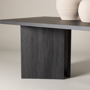 Bassholmen – Table à manger rectangulaire – Noir – 240 x 100 cm