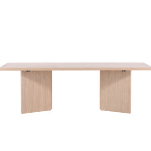 Bassholmen – Table à manger rectangulaire – Blanchi – 240 x 100 cm