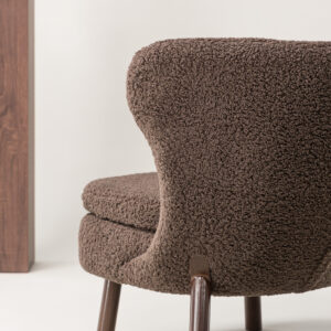 Ryxö – Fauteuil lounge – Marron – 85 x 80 x 61 cm