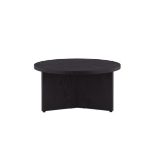Saltö – Table basse – Noir – ⌀85 cm