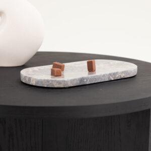 Saltö – Table basse – Noir – ⌀85 cm