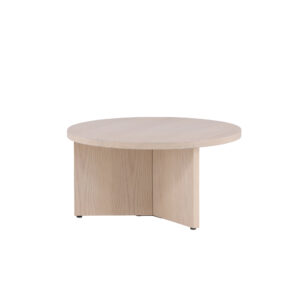 Saltö – Table basse – Blanchi – ⌀85 cm