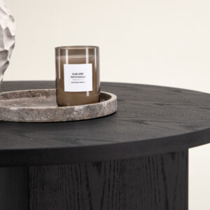 Saltö – Table basse – Noir – ⌀65 cm