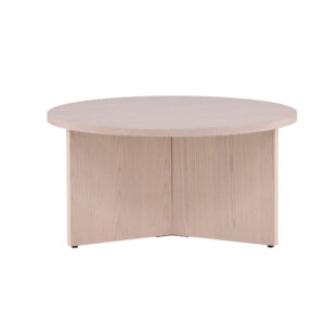Saltö – Table basse – Blanchi – ⌀65 cm