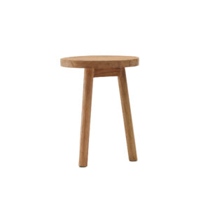 Bohus – Stool – Marron, Naturel – ⌀33 cm