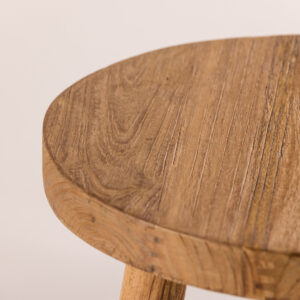 Bohus – Stool – Marron, Naturel – ⌀33 cm