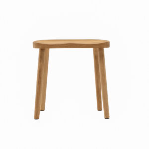 Orust – Stool – Blanchi, Naturel – 31 x 44 x 45 cm