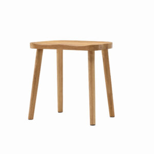 Orust – Stool – Blanchi, Naturel – 31 x 44 x 45 cm