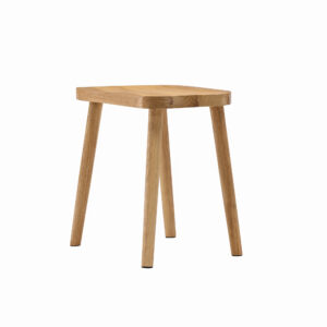Orust – Stool – Blanchi, Naturel – 31 x 44 x 45 cm