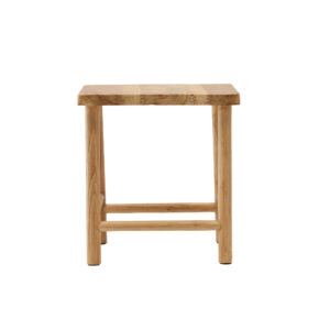 Noster – Stool – Blanchi, Naturel – 42 x 46 x 42 cm