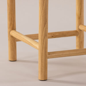 Noster – Stool – Blanchi, Naturel – 42 x 46 x 42 cm