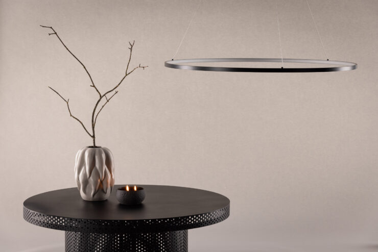 Rödäng x Josefin Lustig – Suspension – Noir – ⌀100 cm