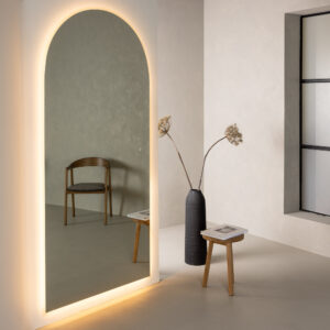 Skeppsvik x Josefin Lustig – Grand miroir – Argenté – 4 x 210 x 100 cm