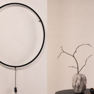 Sörmjöle x Josefin Lustig – Applique murale – Noir – ⌀100 cm