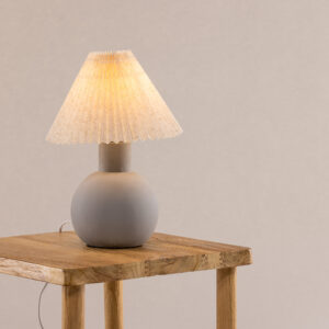 Älvsborg – Lampe à poser – Gris, Marron – ⌀25 cm
