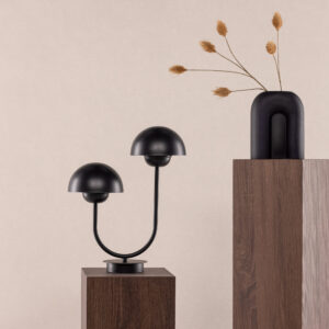Lyckorna – Lampe à poser – Noir – 32 x 38 x 15 cm