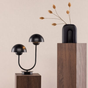 Lyckorna – Lampe à poser – Noir – 32 x 38 x 15 cm
