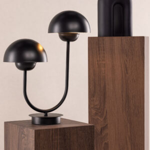 Lyckorna – Lampe à poser – Noir – 32 x 38 x 15 cm