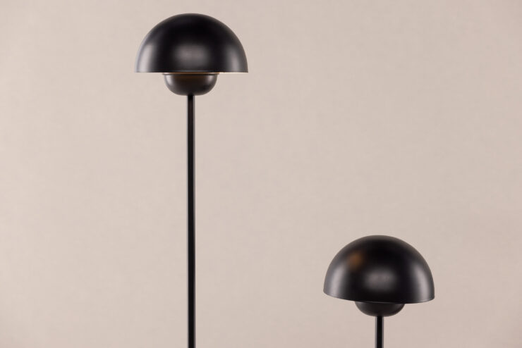 Lyckorna – Lampadaire – Noir – 20 x 120 x 44 cm