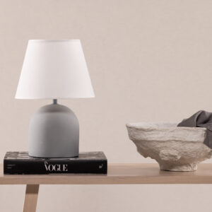 Styrsö – Lampe à poser – Beige, Noir, Gris – ⌀25 cm