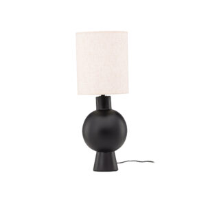 Mysterna – Lampe à poser – Beige, Noir – 21 x 55 x 21 cm