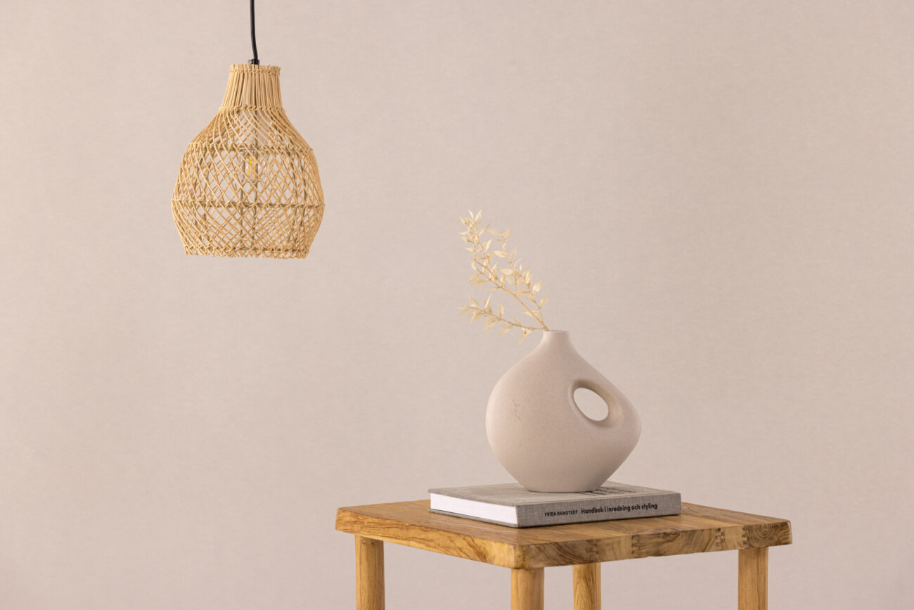 Varekil – Suspension – Naturel, Blanc – 20 x 25 x 20 cm