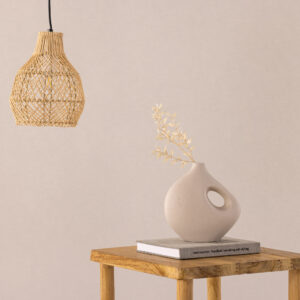 Varekil – Suspension – Naturel, Blanc – 20 x 25 x 20 cm
