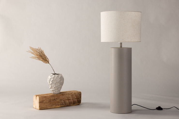 Umeå x Josefin Lustig – Lampadaire – Gris – 40 x 100 x 40 cm