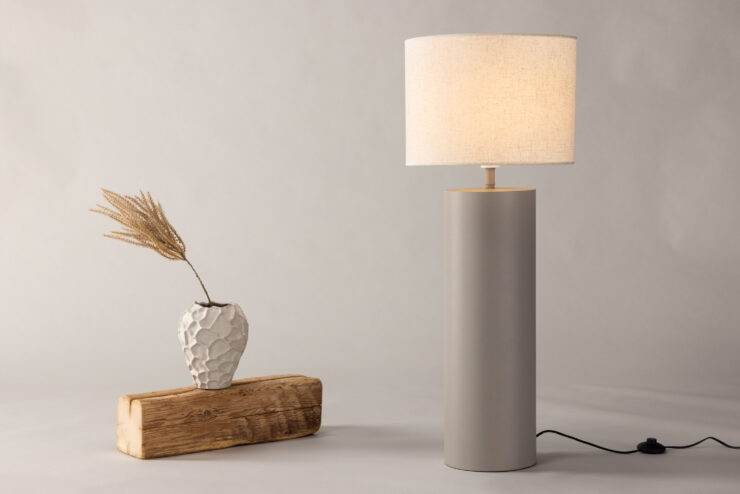 Umeå x Josefin Lustig – Lampadaire – Gris – 40 x 100 x 40 cm