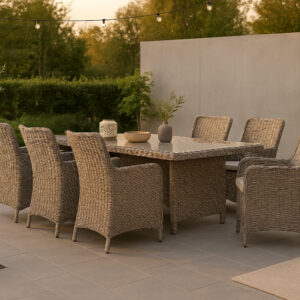 Wembley – Ensemble repas – Naturel, Marron
