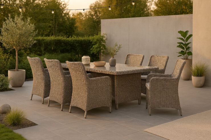 Wembley – Ensemble repas – Naturel, Marron