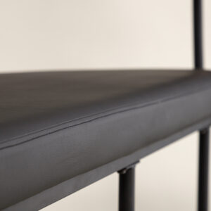 Stallhagen – Bench Sofa – Noir – 51 x 75 x 165 cm