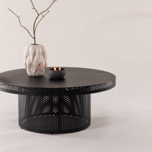 West End x Josefin Lustig – Table basse – Noir – ⌀100 cm