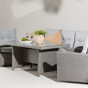 Brentwood – Salon canapé – Gris, Transparent