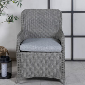 Wembley – Chaise de salle à manger – Gris – 66 x 94 x 62 cm