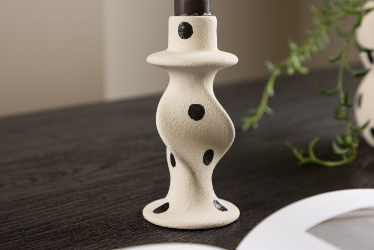 Glory – Accessoires maison – Noir, Blanc – ⌀6 cm