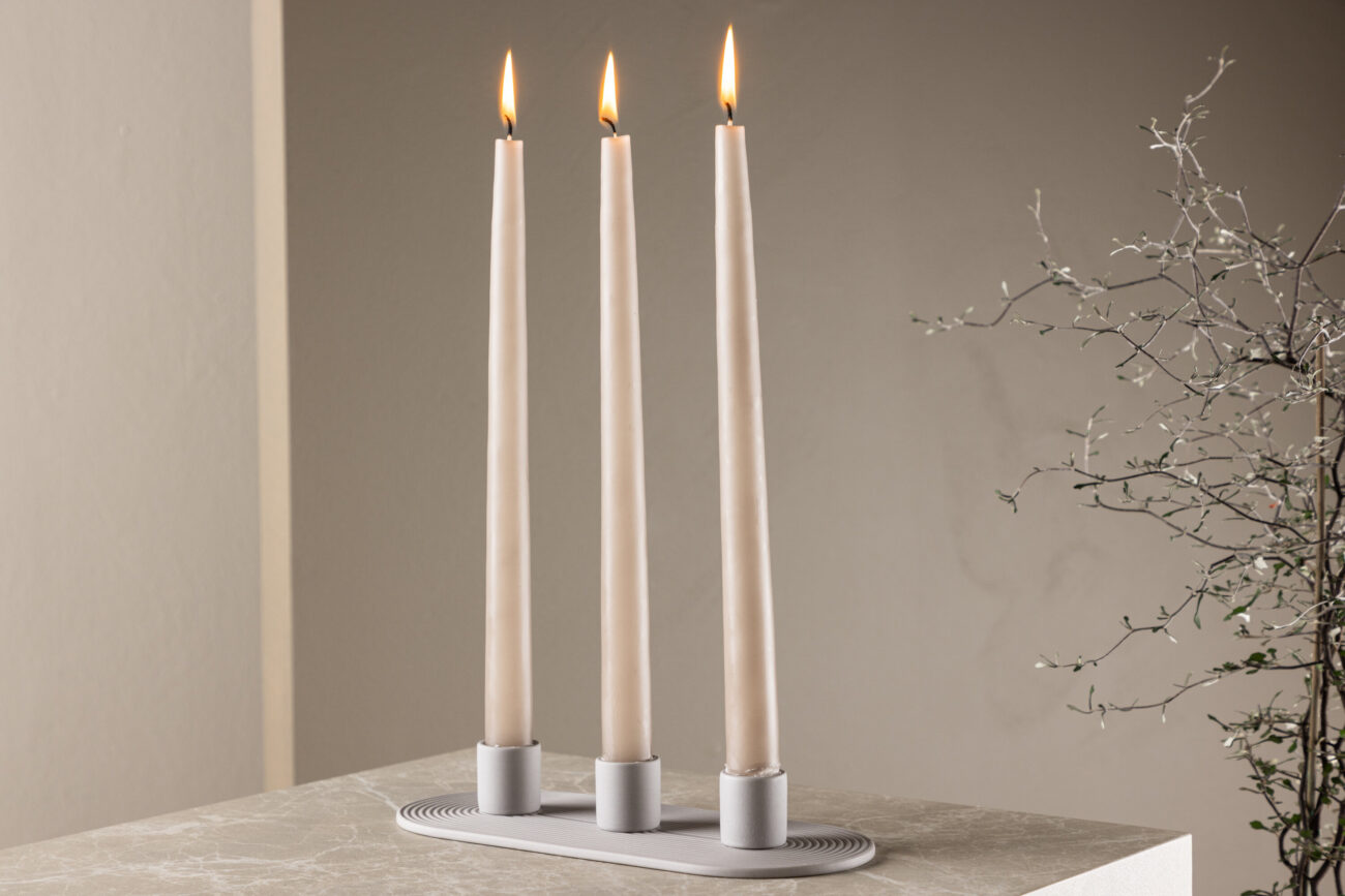 Dian – Accessoires maison – Gris – 4 x 24 x 10,5 cm