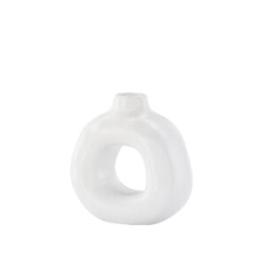 Judi – Accessoires maison – Blanc – 13 x 13 x 6 cm